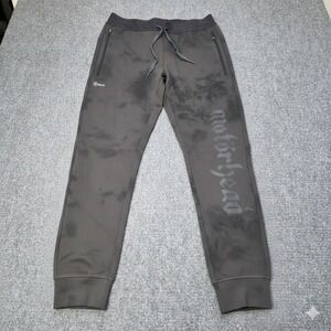 Roark x Motörhead Run Amok‎ Joggers Mens Medium Black Tie Dye Graphic Sweatpants